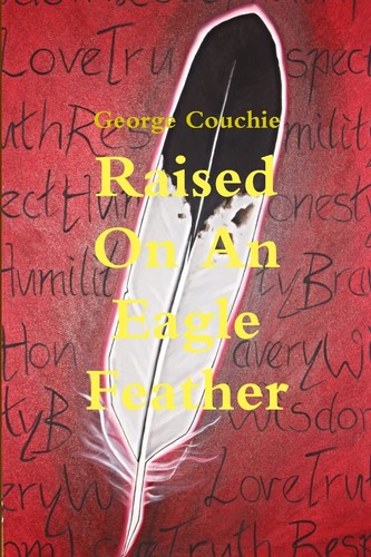 Raised eagle feather - raised,